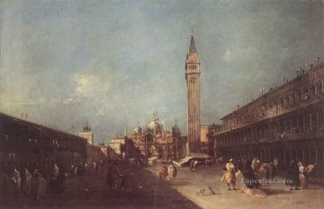 Venecia clásica Painting - Plaza San Marco Francesco Guardi Veneciano